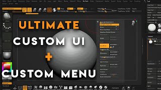 Ultimate Custom UI + Custom Menu + Shortcut keys in ZBrush 2021 | How to Customize ZBrush Interface screenshot 5