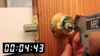 Kwikset Deadbolt with a Pick Gun - Front Range Locksmith