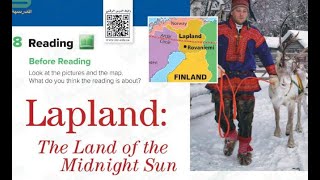 Lapland and midnight sun انجليزي اول متوسط قراءه reading