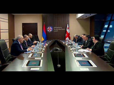 ვახტანგ გომელაური სომხეთის უშიშროების საბჭოს მდივანს შეხვდა