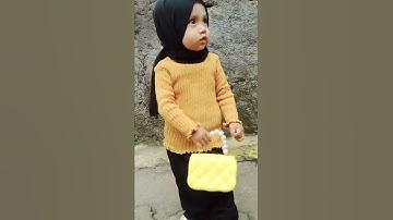 Keysha bergaya seperti model || Lucu Banget || #shorts
