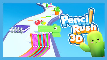 Pencil Rush 3D Gameplay (Android, Ios) Part 1