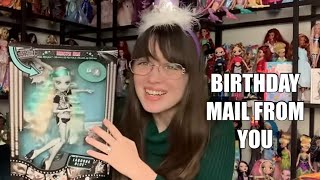 Birthday doll mail from YOU! Monster High, Bratz, Barbie, Rainbow High... (PO Box haul)