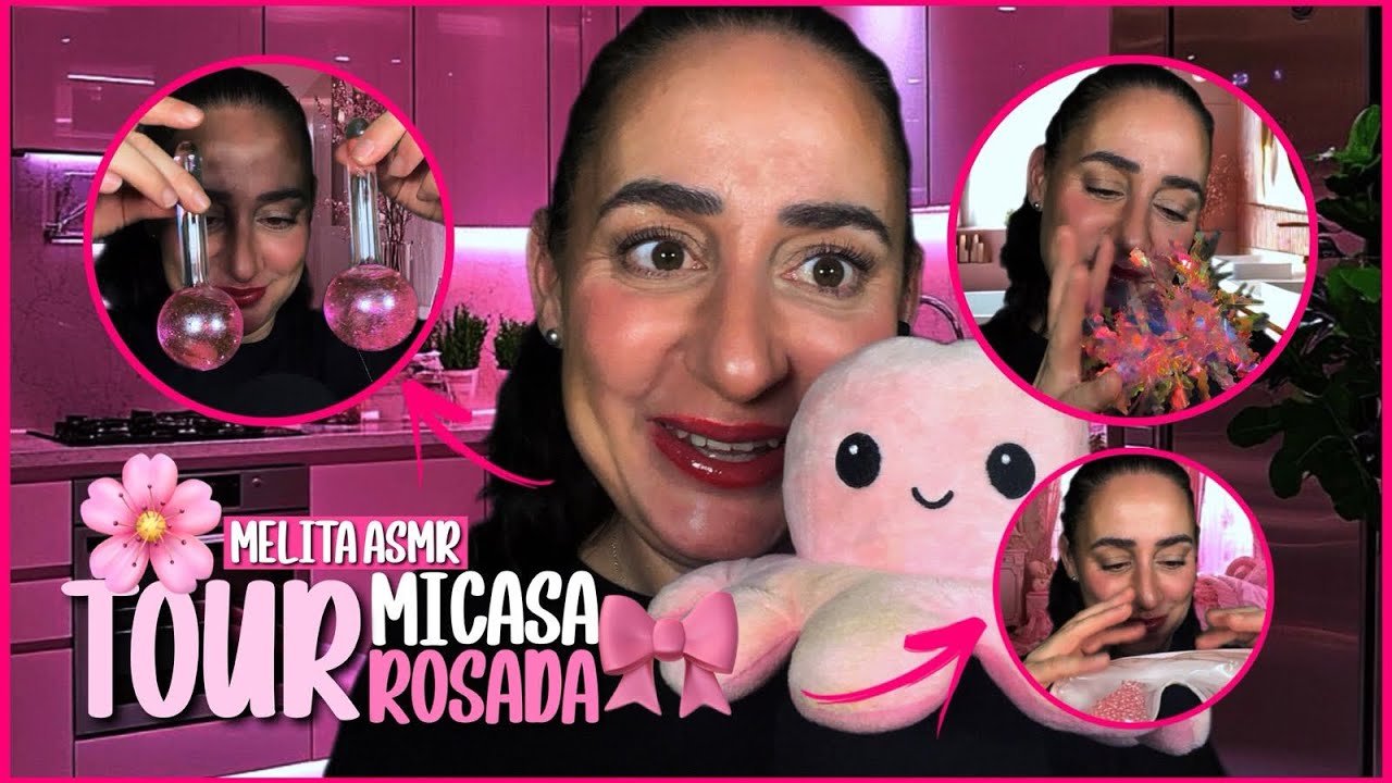 ASMR TOUR mi casa 🏠 rosa 🌸🎀