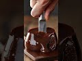 Cutting Chocolate Pudding: Melty Chocolate Madness!" 🍫 #ai #foodart #asmr #fruitcutting
