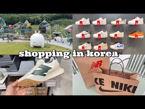 Shopping In Korea Vlog Lotte Premium Outlet Store Nike New Balance Adidas 