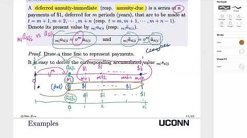 [MATH 2620 Financial Mathematics] Lecture 15: Ch2 Deferred Annuities