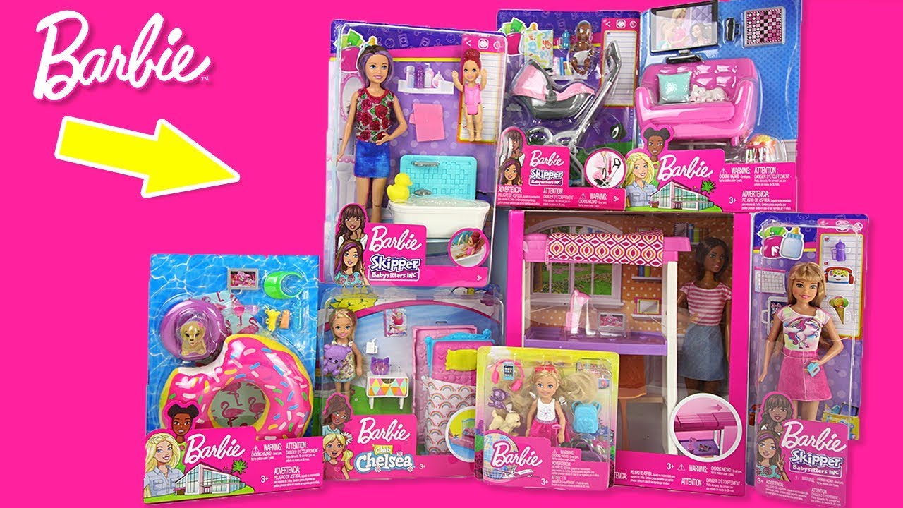 Barbie Jouets Maison, Chambre & Accessoires (plage) Skipper Baby-sitter -  Barbie doll new toys 