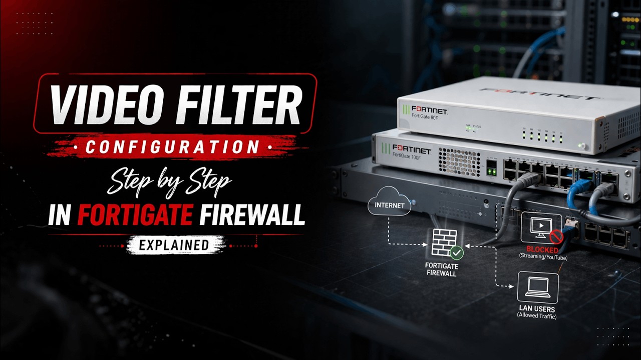 How to configure Video Filter in FortiGate Firewall - YouTube