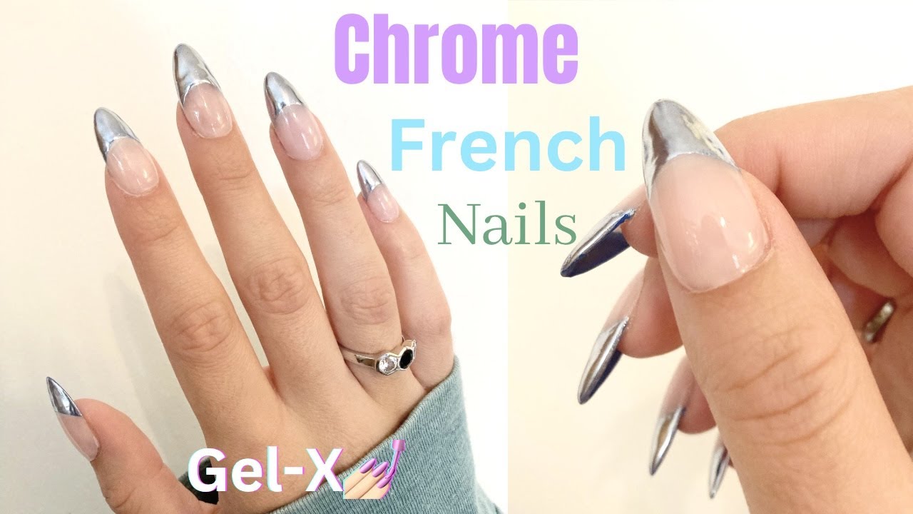 20 Best Chrome Nail Art to Inspire You | Nail art, Classy acrylic nails,  Long acrylic nails