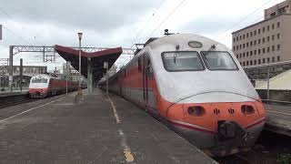 E1000 & PP 臺鐵 2024.06.10 推拉式列車中壢舊站相遇【自強號 113 & 170次】TR 2 E1000 & PP TzeChiang at Old ZhongLi Station
