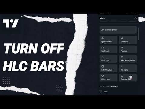 How To Turn Off HLC Bars On TradingView App