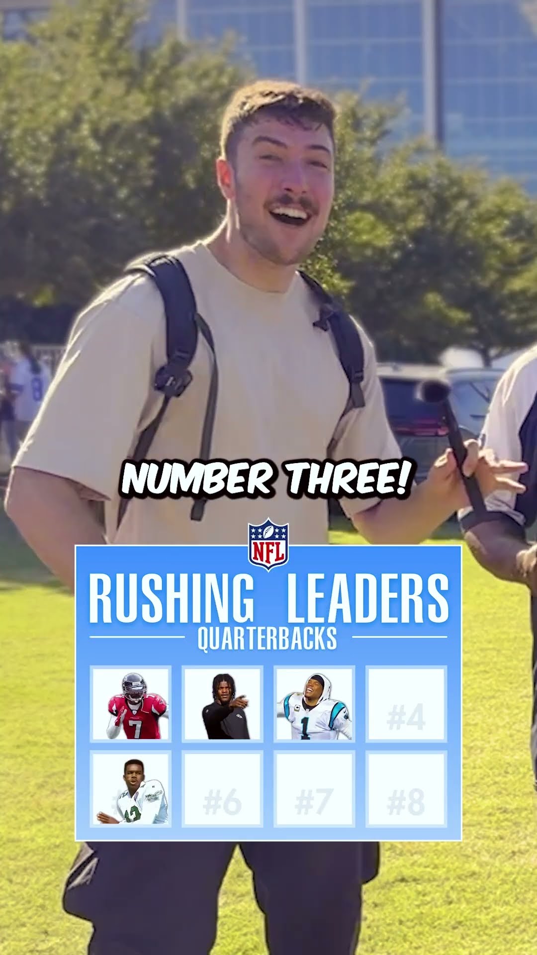 Who are the eight QBs with the MOST rushing yards all time? ?@bebida.tailgate
