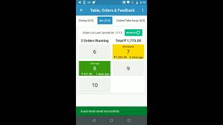 Apply Discount, Bill Settlement, Update Order, E-Bill, Guest Details: SpeQue Restaurant POS Software
