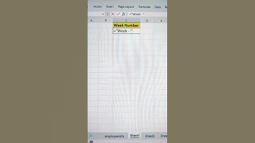 Generate Week Numbers In Excel 🔥 | Excel Tips And Tricks ‼️ #shorts #exceltips #interview #bytetech