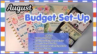 💖august Budget Walk Through | New Debt | Updated Binders & New Trackers | Savings Reallocation