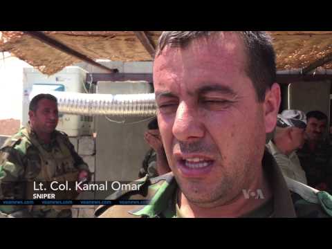 Kurdish Fighters on IS Frontline Ready for Offensive
