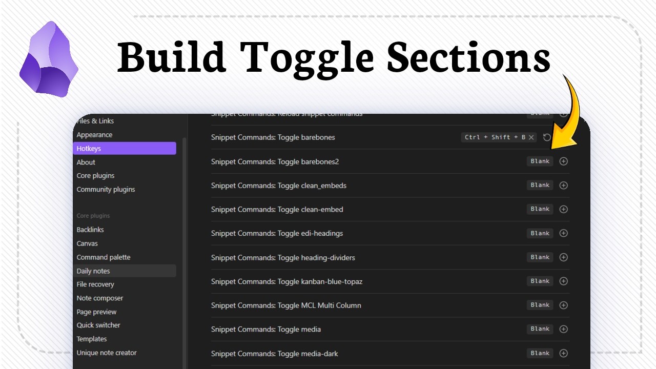 How to Create Collapsible Sections in Obsidian (Toggle and Fold) - YouTube
