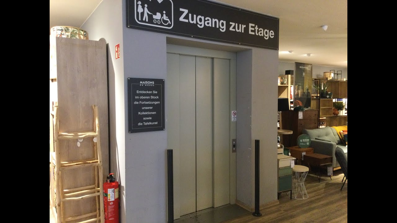 Walter Mayer Aufzug, Baujahr 2015 bei Maisons du Monde in Dortmund