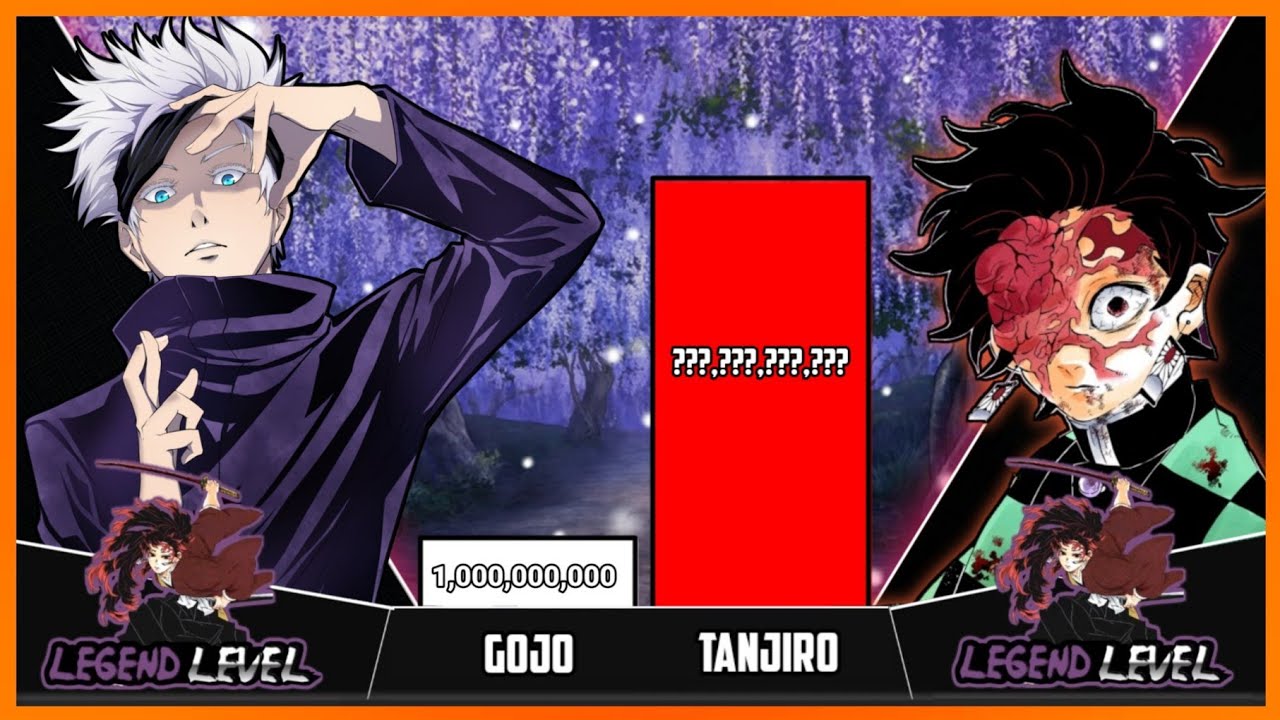 Satoru Gojo VS Tanjiro Power Levels
