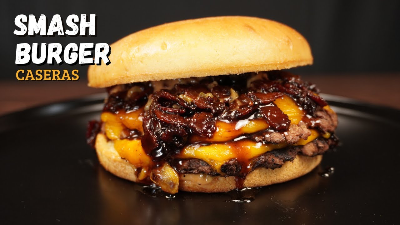 Como Hacer las Mejores SMASH BURGERS Caseras
