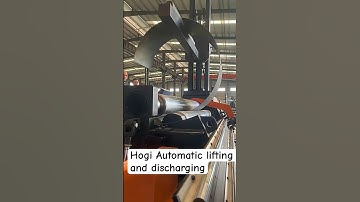 Hogi Automatic hydraulic 4 roll plate bending machine #platebendingroll #4rollerrollingmachine