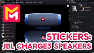 MAVERICK RENDER: 29 04 STICKERS EXAMPLE: JBL CHARGE 3 SPEAKERS