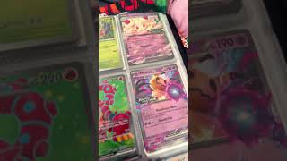 The cards that i pulled out of the 2026 day and mimikyu ex & alcremie ex