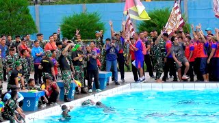 Download Lagu Detik-detik Sengit ‼️ Lomba Renang Militer Prajurit Marinir // Siapa Tercepat di Air MP3