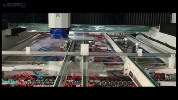 Máy cắt kính bằng tia nước khổ lớn | Máy cắt CNC | NhaMayKinhCuongLuc | Hotline: 0966660927