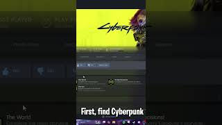 How to remove that stupid launcher #viral #steam #tutorial #cyberpunk2077 #cdprojektred