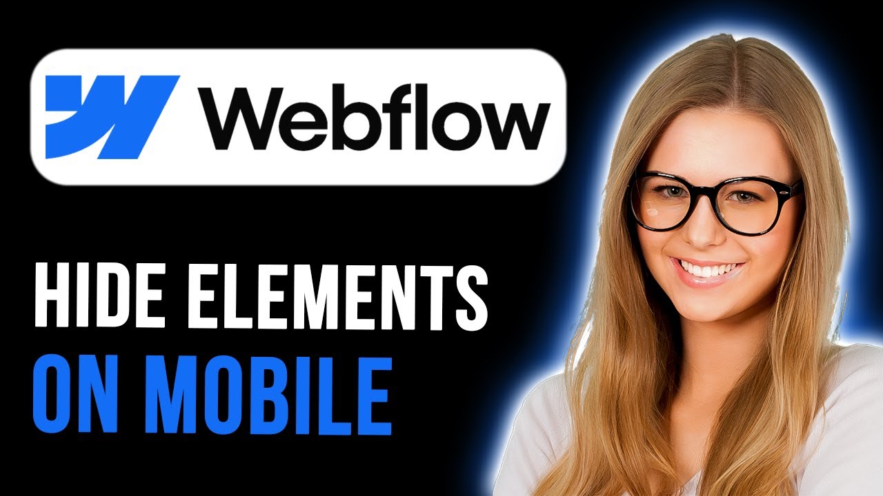 How To Hide Elements on Mobile in Webflow (Quick and Easy) - YouTube
