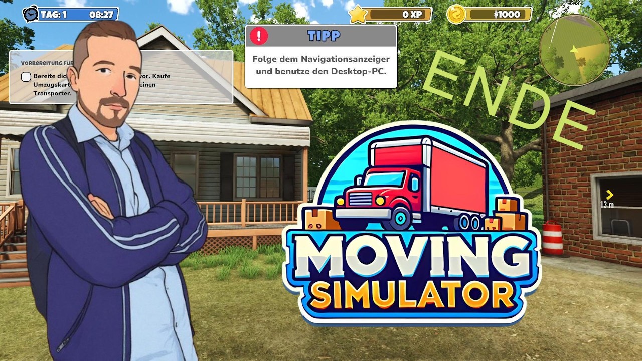 Moving Simulator--wir gehen in Rente 👴🏻| Let's Play Deutch