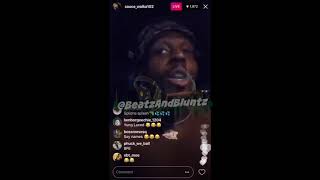 Sauce Walka GOES WILD! & Exposes Young Lace On Instagram Live!