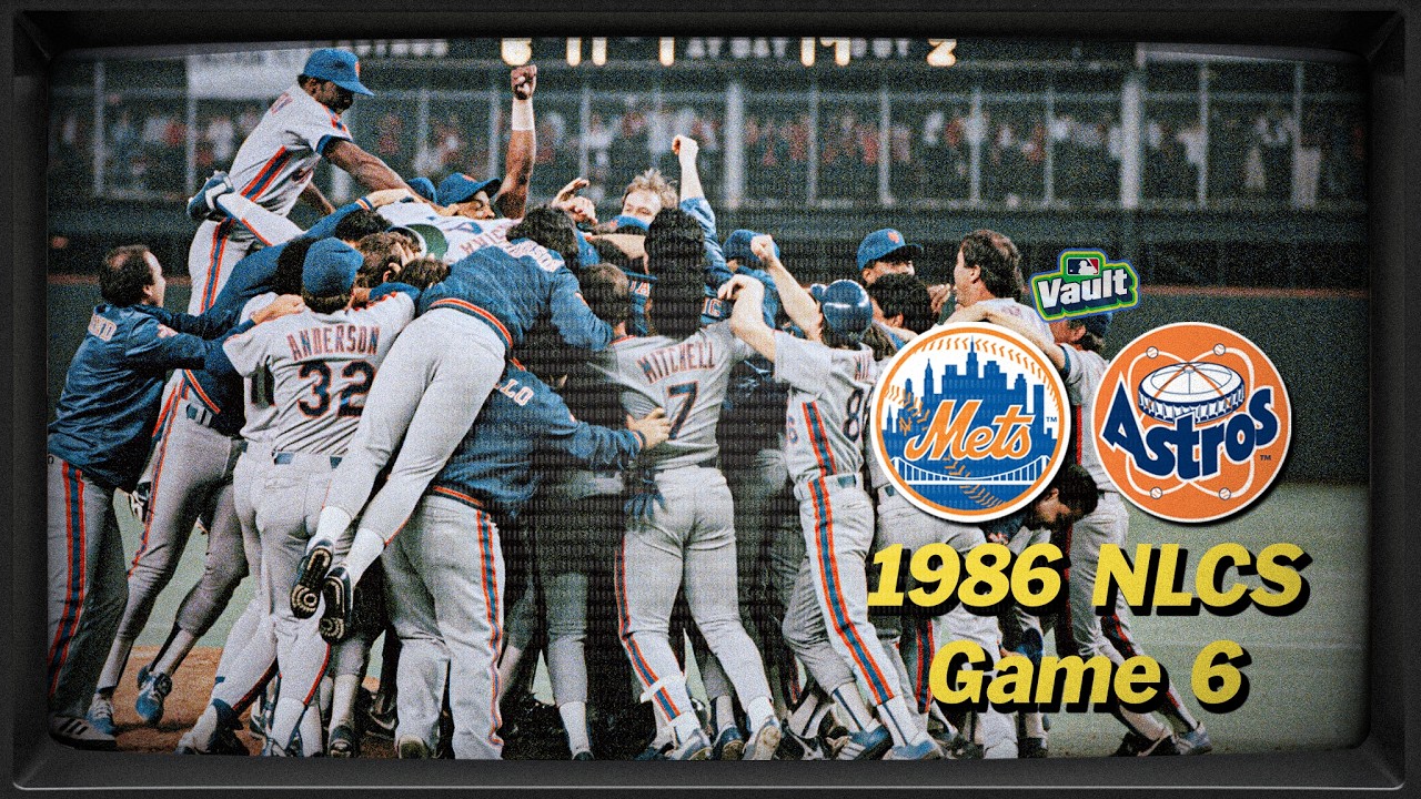 1986 NLCS Game 6 Condensed Game | Mets vs. Astros: MARATHON Classic!