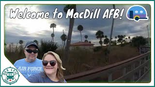 A BEACHFRONT MILITARY CAMPGROUND?  Plan a stay at MacDill AFB FamCamp!