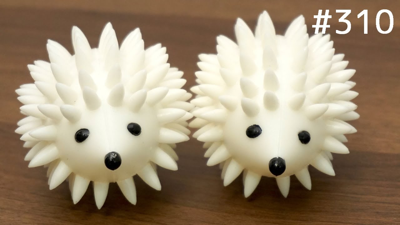 ハリネズミドライヤーボール。Kikkerland Hedgehog Dryer Buddies