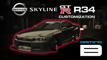 NFS Most Wanted REDUX V3 (PC) | Nissan Skyline GTR R34 CUSTOMIZATION [4K]