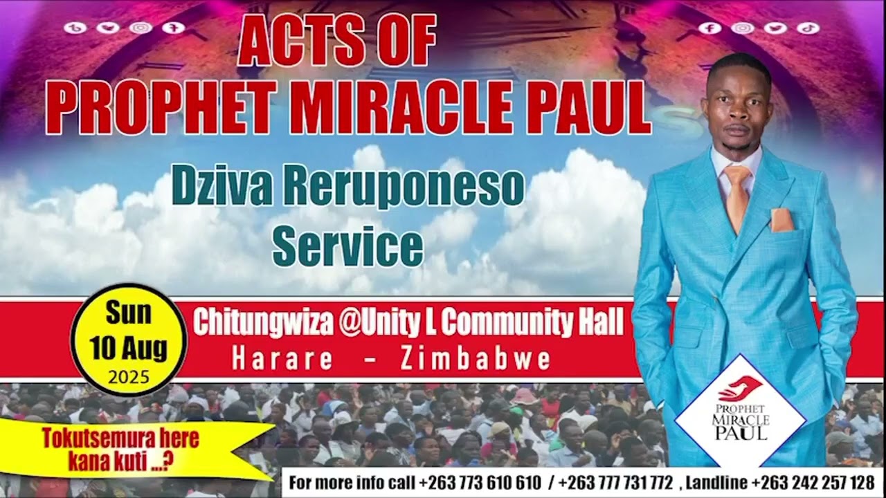 Makapiwa jacket rakaiswa jambwa namainini venyu/ Prophet Miracle Paul 