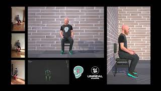 FreeMoCap motion capture in Unreal Engine - Demo