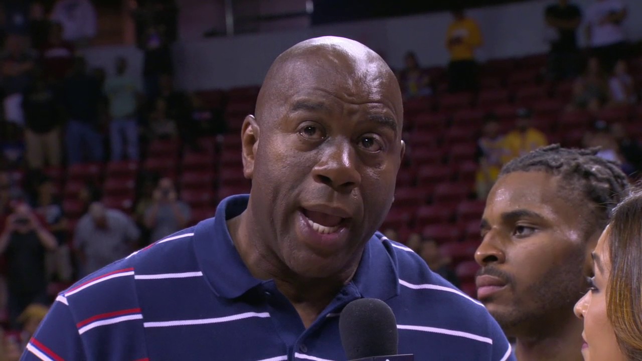 Magic Johnson says summer league showed Lakers are 'already better'