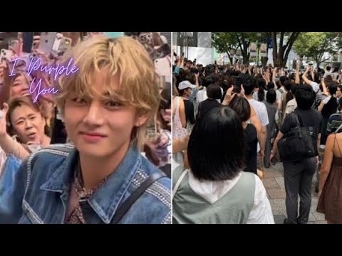 BTS' V makes appearance at a CELINE event in Japan, video goes viral on  social media