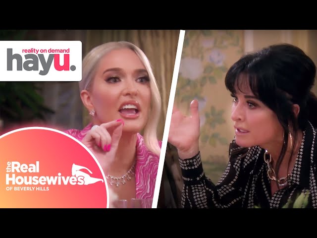 Kyle's Erika Outburst STUNS Housewives | Season 10 | Real Housewives Of Beverly Hills class=