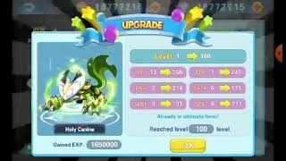 level up holycanine from 1 to 100-Monster storm 2 screenshot 3