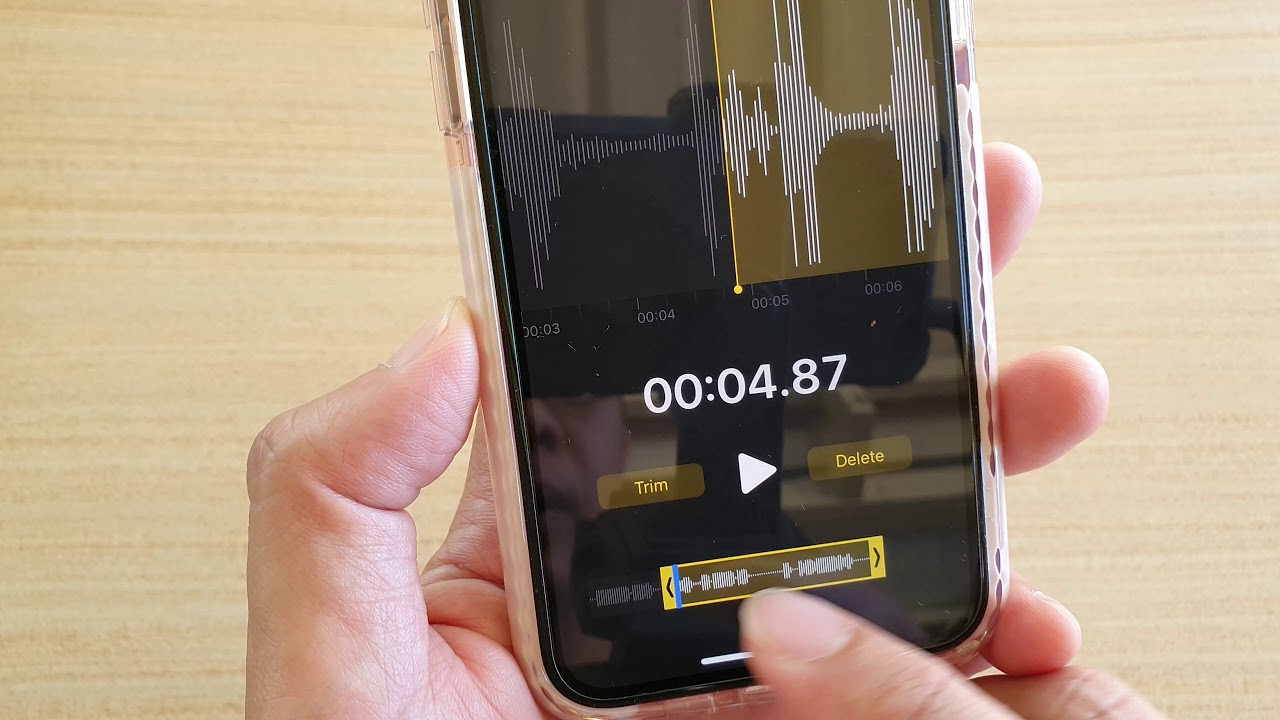 IOS 13 How To Trim Part Delete A Voice Memo Recording On IPhone IOS 13 How To Trim Part Delete A Voice Memo Recording On IPhone