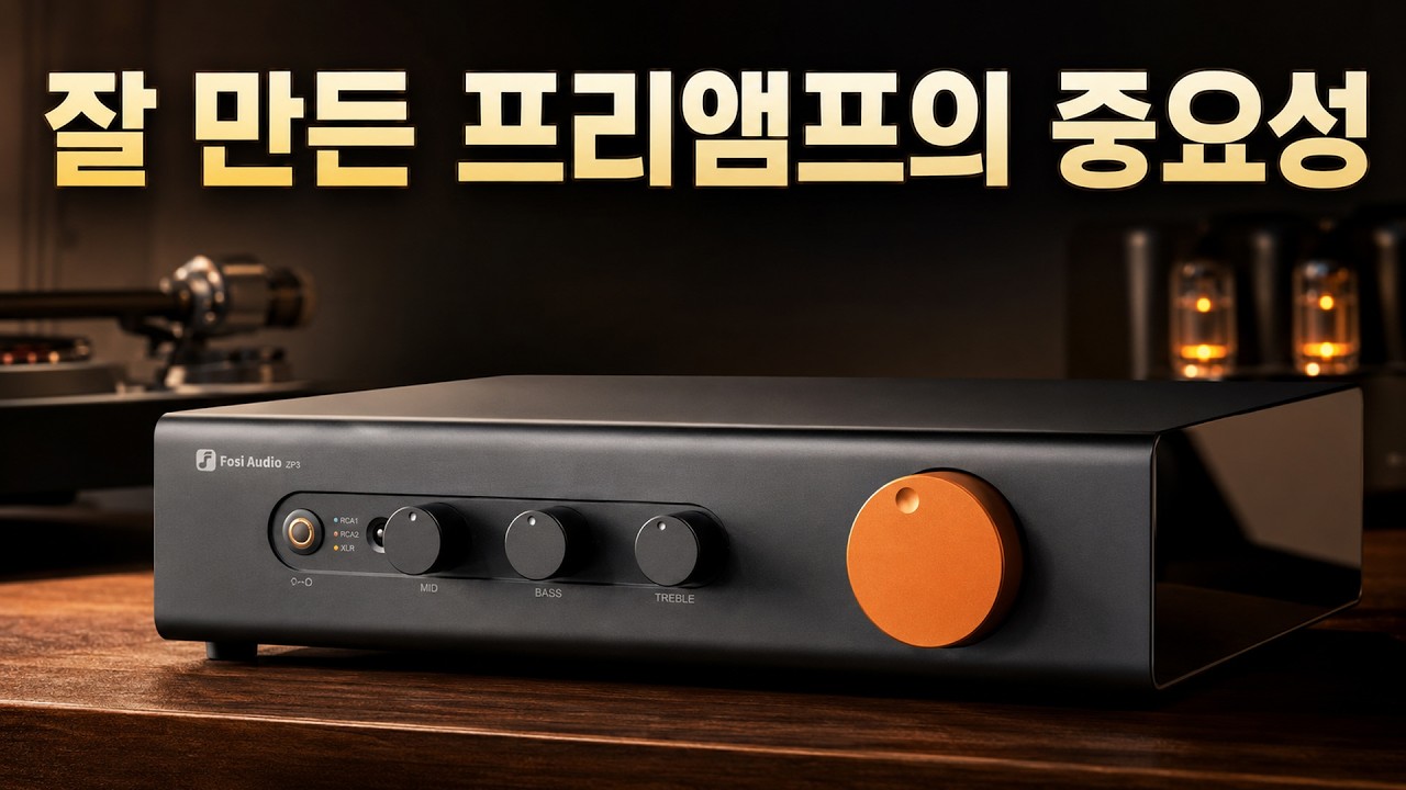 잘 만든 프리앰프 + 리모컨 달린 3인풋 셀렉터 | FOSI ZP3