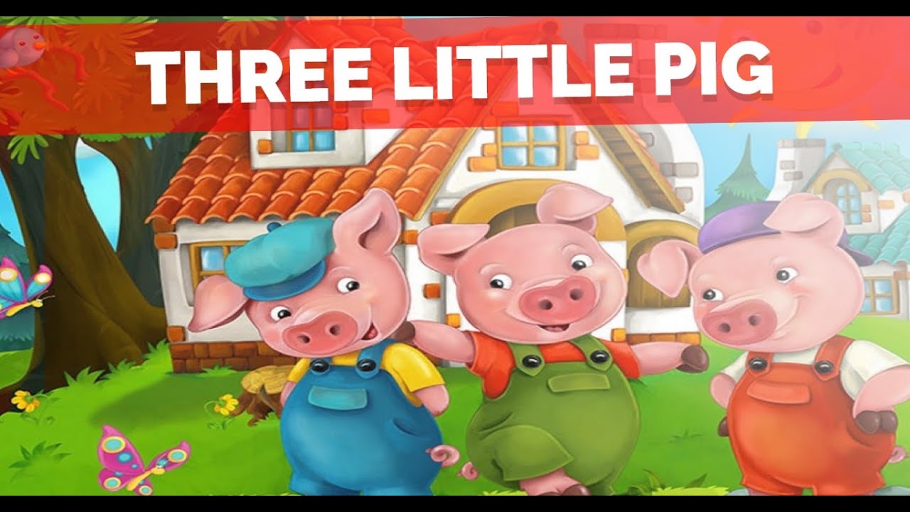 The Three Little Pigs Story Kids Story | Kids Songs | Nursery Rhymes ...