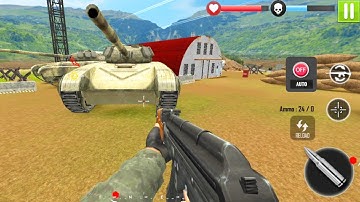 WW2 US Army Commando Survival Battleground _ Android Gameplay