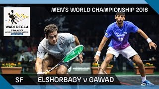 Squash: Mo. ElShorbagy v Gawad - Men's World Championship SF Highlights