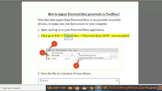 Import Password Boss passwords to NordPass
